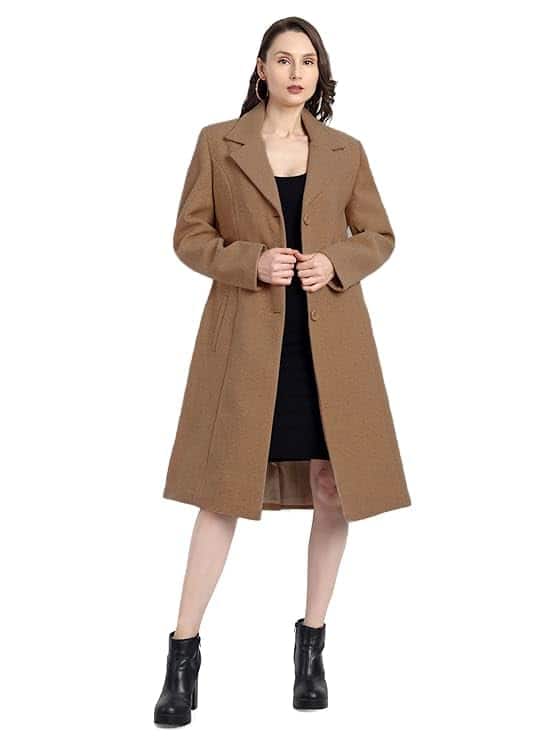 LIME 'N' LEMON Women's Winter Coat Trench