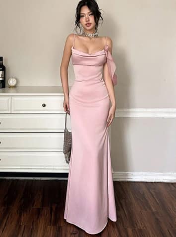 StyleCast x Revolte Women Shoulder Straps Maxi Dress StyleCast x Revolte Women Shoulder Straps Maxi Dress