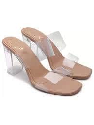  Shoetopia Solid Block Heels