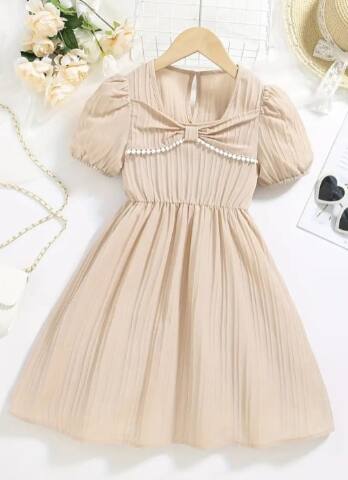 BAESD Girls Round Neck Cotton Fit & Flare Dress BAESD Girls Round Neck Cotton Fit & Flare Dress