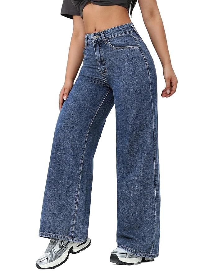 London Hills Women's Relaxed Fit High Rise Jeans