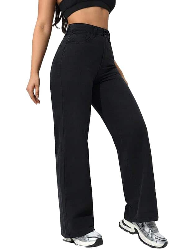 London Hills Women’s Relaxed Fit High Rise Baggy Jeans London Hills Women’s Relaxed Fit High Rise Baggy Jeans