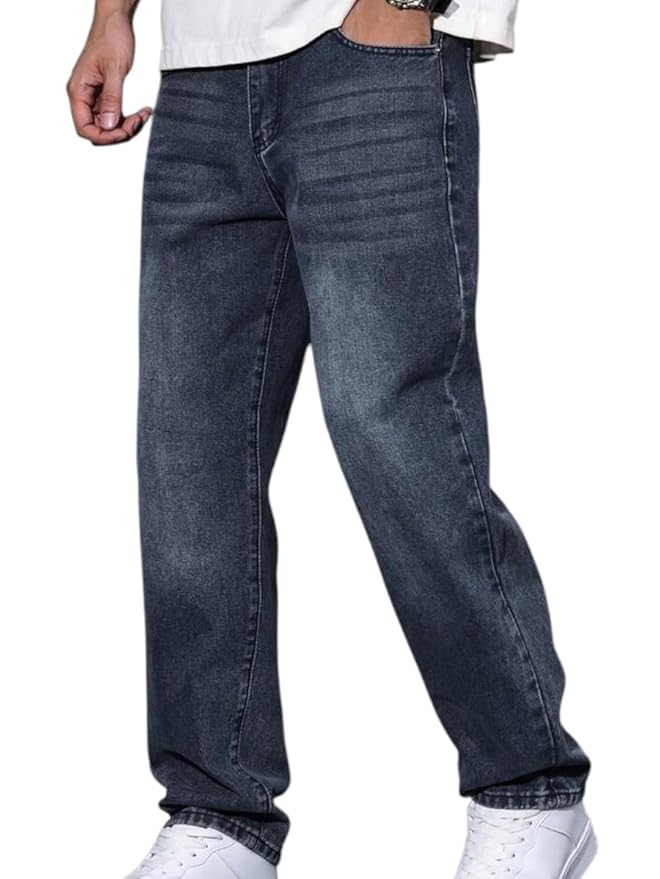 LOUIS SENSE Men's Loose Jeans