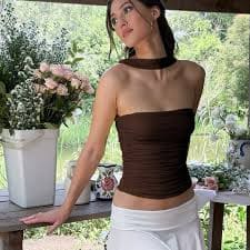Outzidr Halter Neck Tube Top