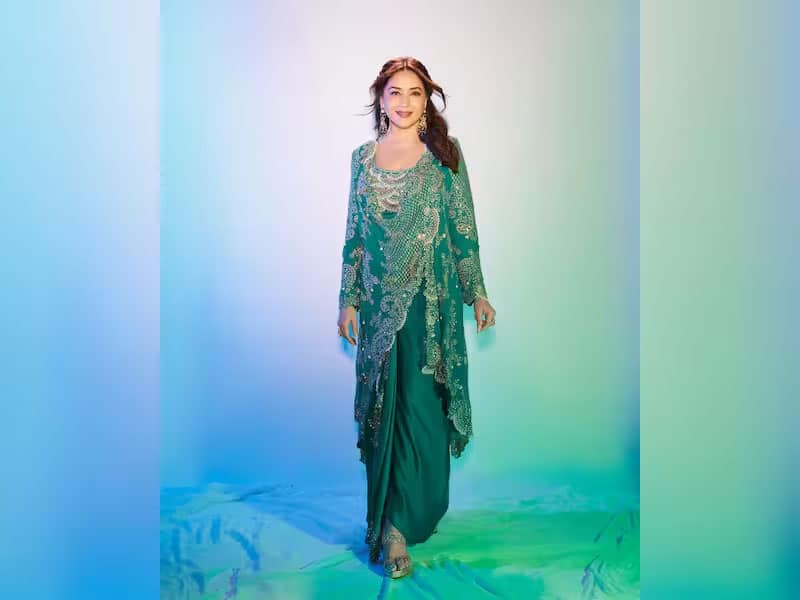madhuri dixit green