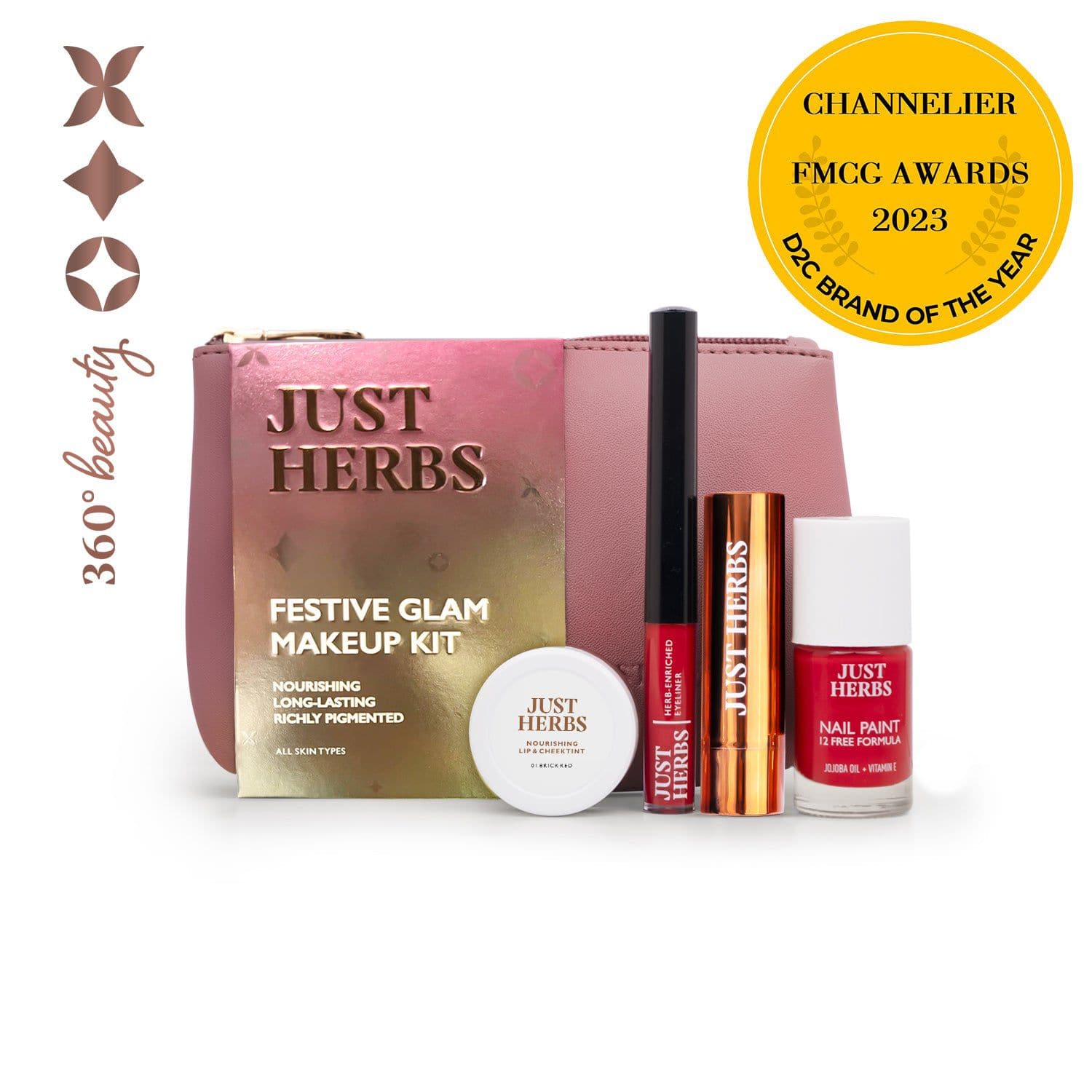 Just Herbs Festive Glam Makeup Kit