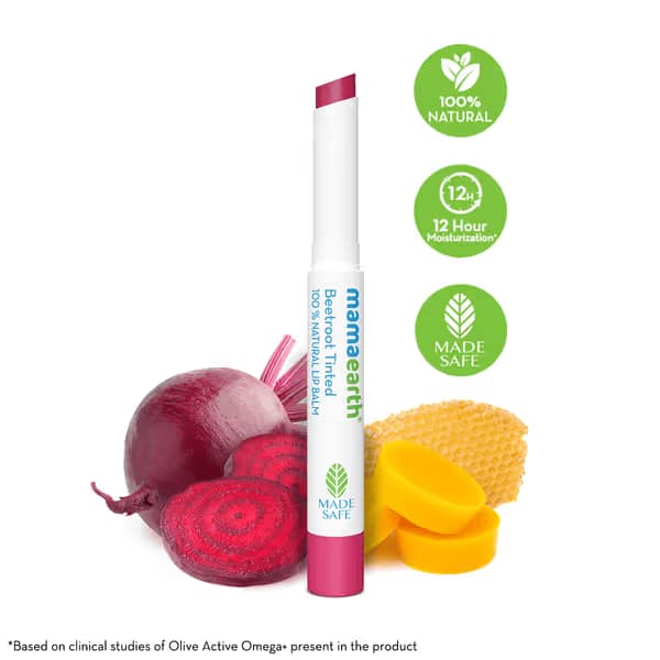 Mamaearth Beetroot Tinted 100% Natural Lip Balm (2g) Mamaearth Beetroot Tinted 100% Natural Lip Balm (2g)