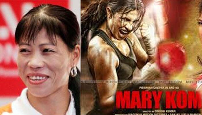 &#039;Mary Kom&#039; team cheers for real Mary Kom