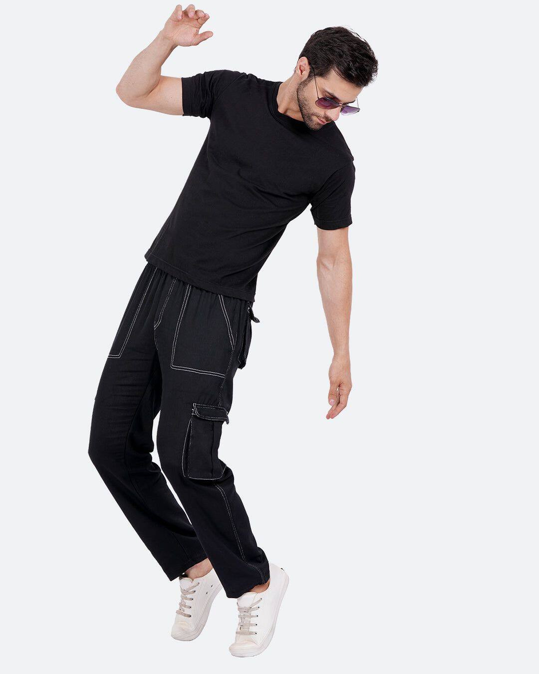 Mad Over Print Carpenter Men Cargo Joggers