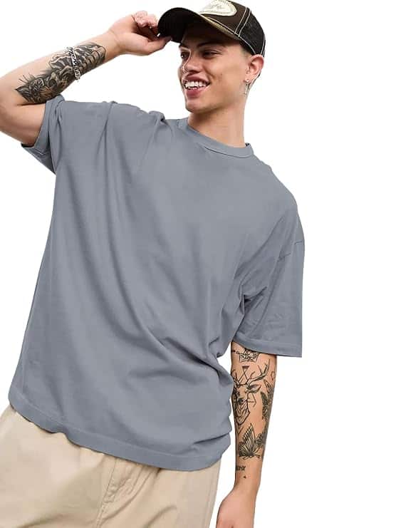 CHKOKKO Men's Polyester Oversized Fit T-Shirt CHKOKKO Men's Polyester Oversized Fit T-Shirt