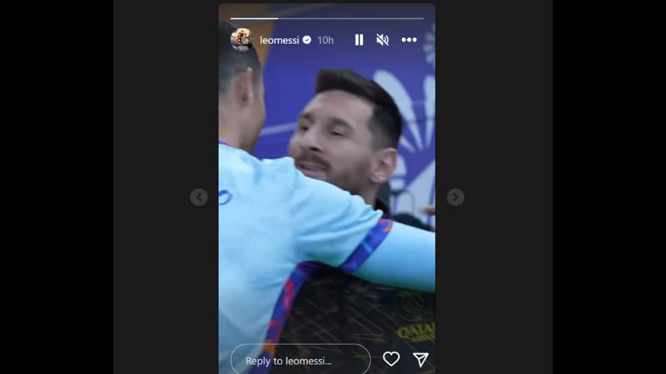 Arm in Arm mit Lionel Messi: Cristiano Ronaldo genießt Duell mit PSG – und  ist so glücklich
