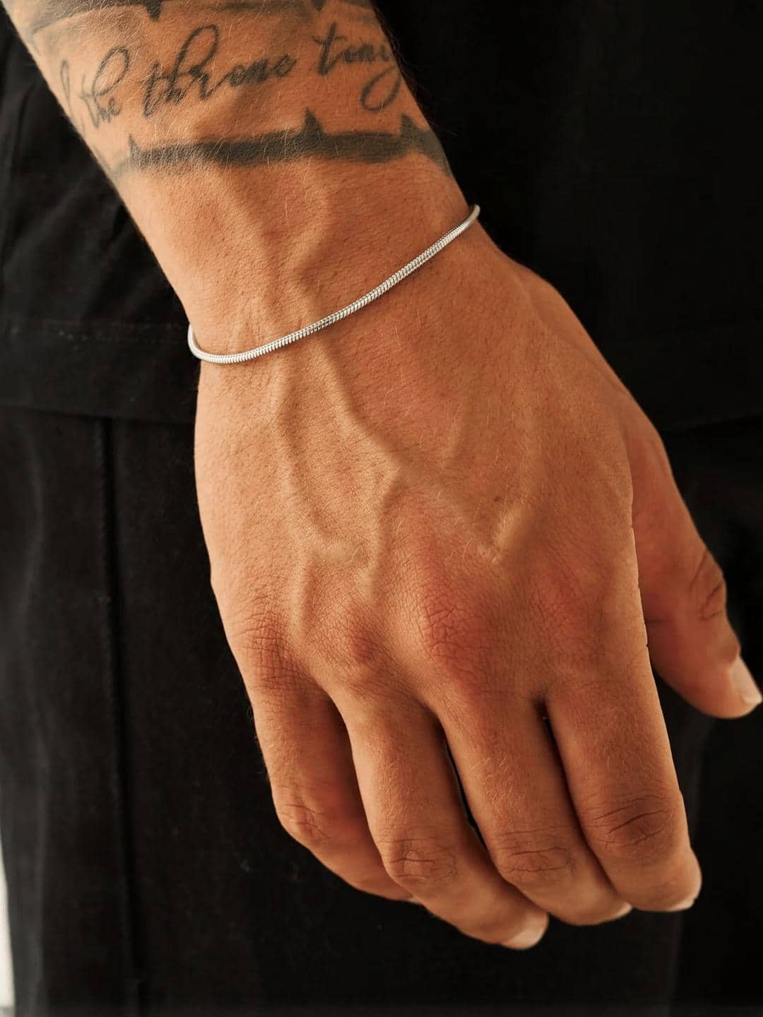 Miller Silver-Plated Chain Bracelet 