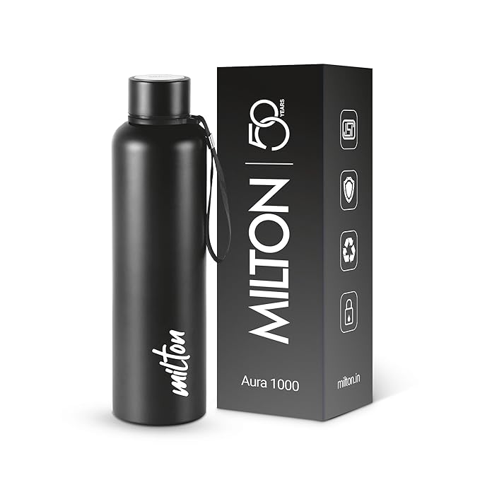 Milton Aura 1000 Thermosteel Water Bottle (1000 ml) Milton Aura 1000 Thermosteel Water Bottle (1000 ml)