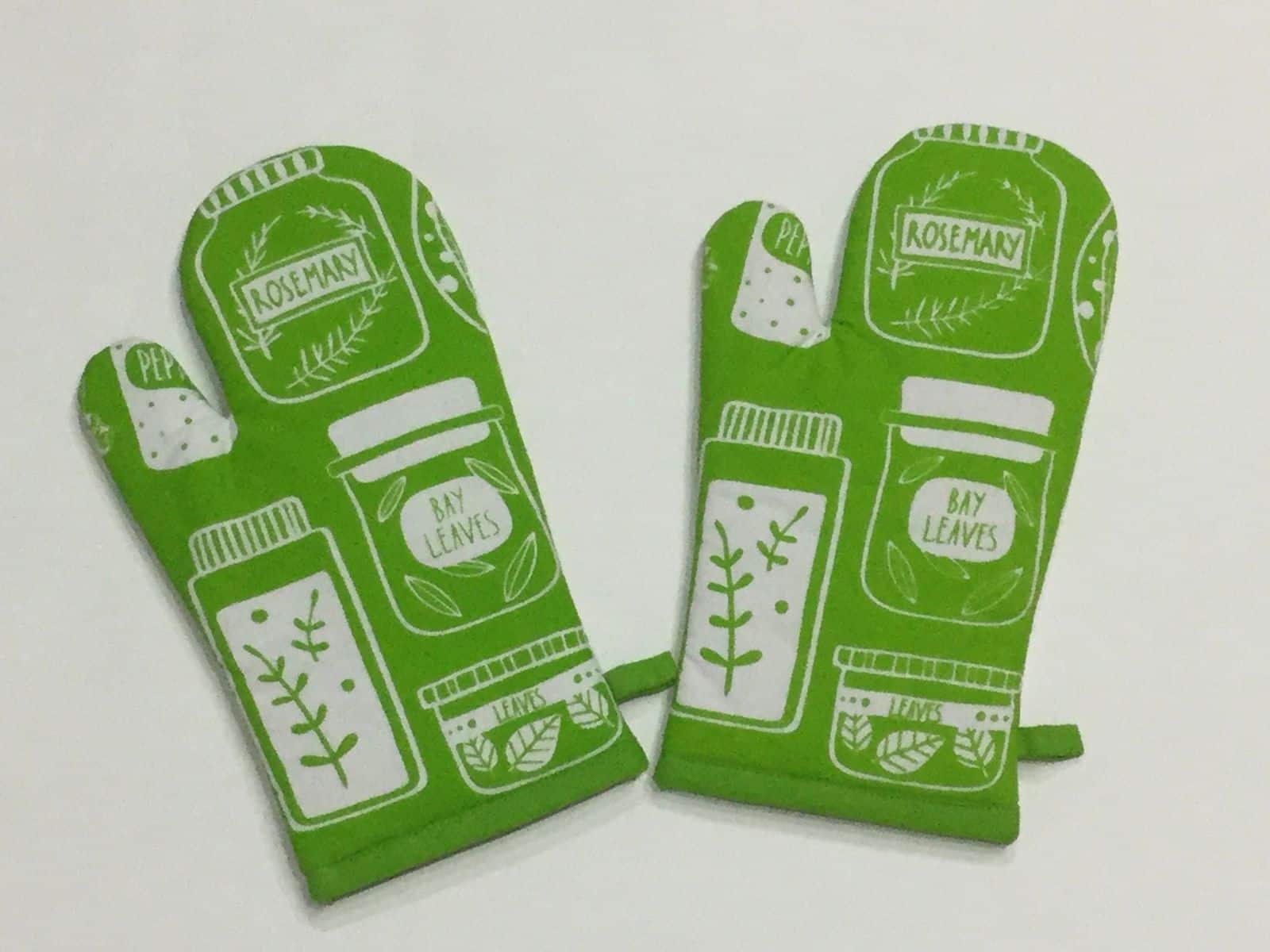 Lushomes oven gloves Printed oven mitts