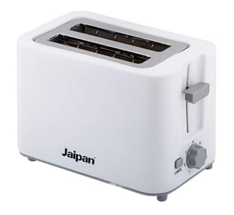 Jaipan White 2 Slices Pop-Up Electric Toaster Jaipan White 2 Slices Pop-Up Electric Toaster