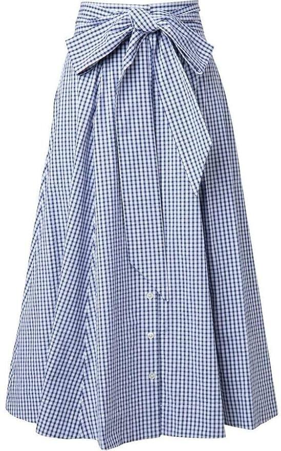 Mrugneni Cotton Blend Midi Skirt 542