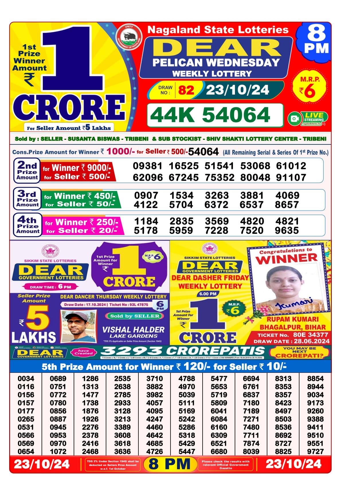 nagaland-dear-cupid-6-pm-lottery-result-23-10-2024-out-live