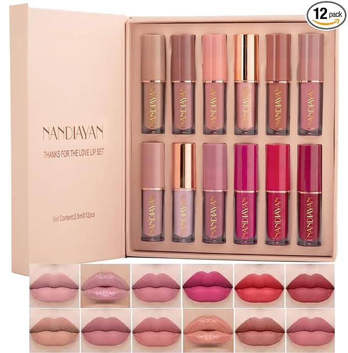 Nandiayan Mini Lipstick Combo Pack of 12 Nandiayan Mini Lipstick Combo Pack of 12