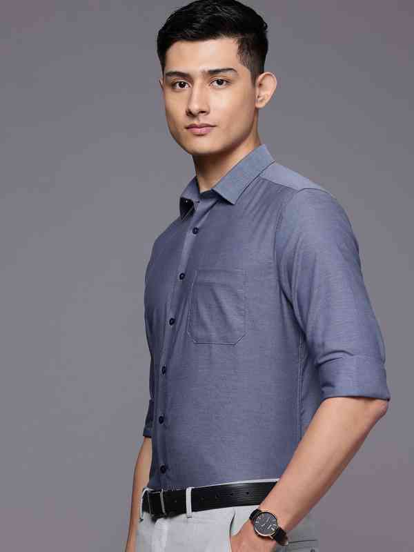 Louis Philippe Slim Fit Pure Cotton Formal Shirt Louis Philippe Slim Fit Pure Cotton Formal Shirt