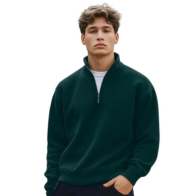 Nobero Mockneck Sweatshirt for Men