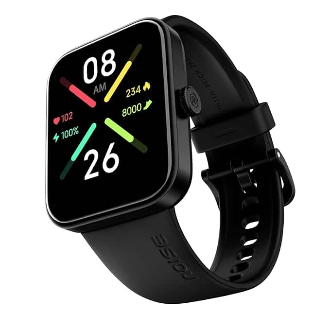 Noise Pulse Go Buzz Smartwatch (Jet Black)