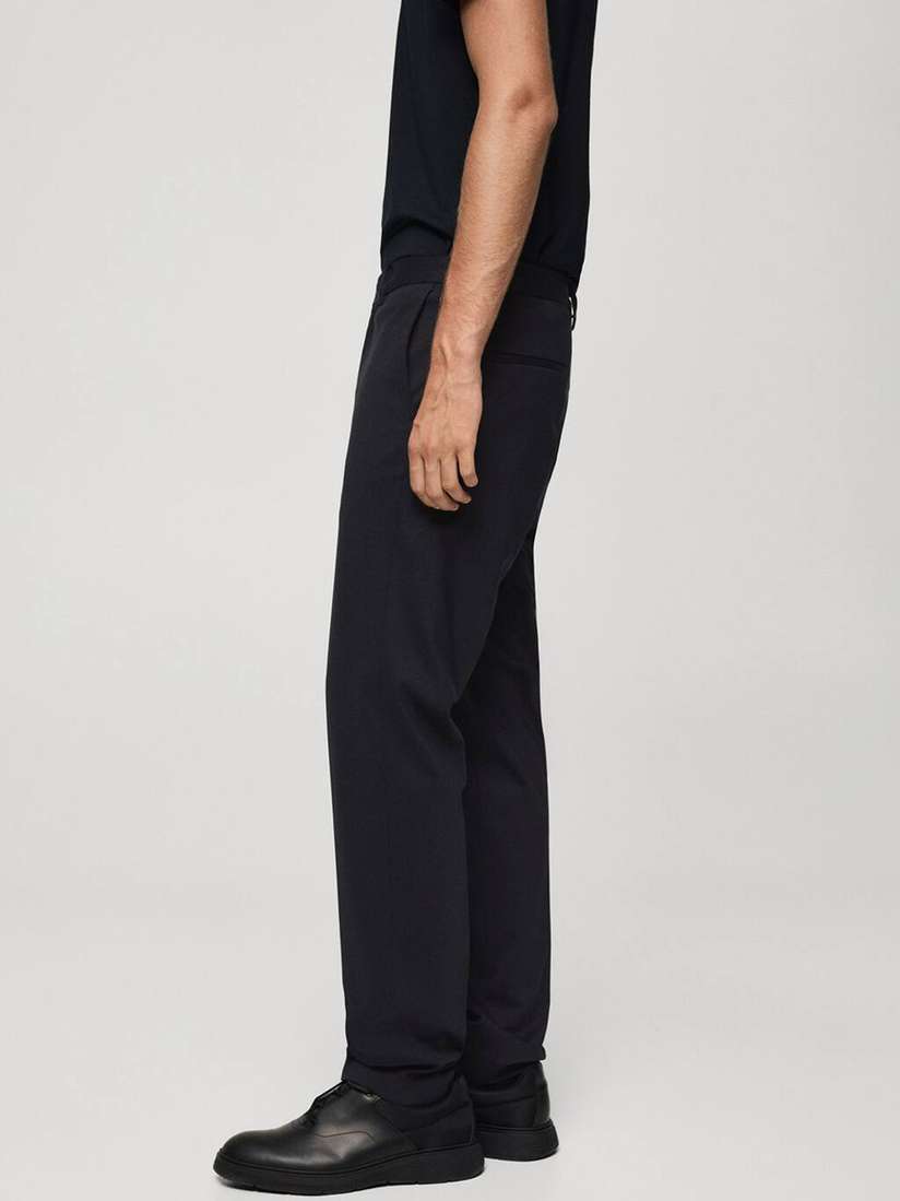 MANGO MAN Slim Fit Performance Trousers MANGO MAN Slim Fit Performance Trousers