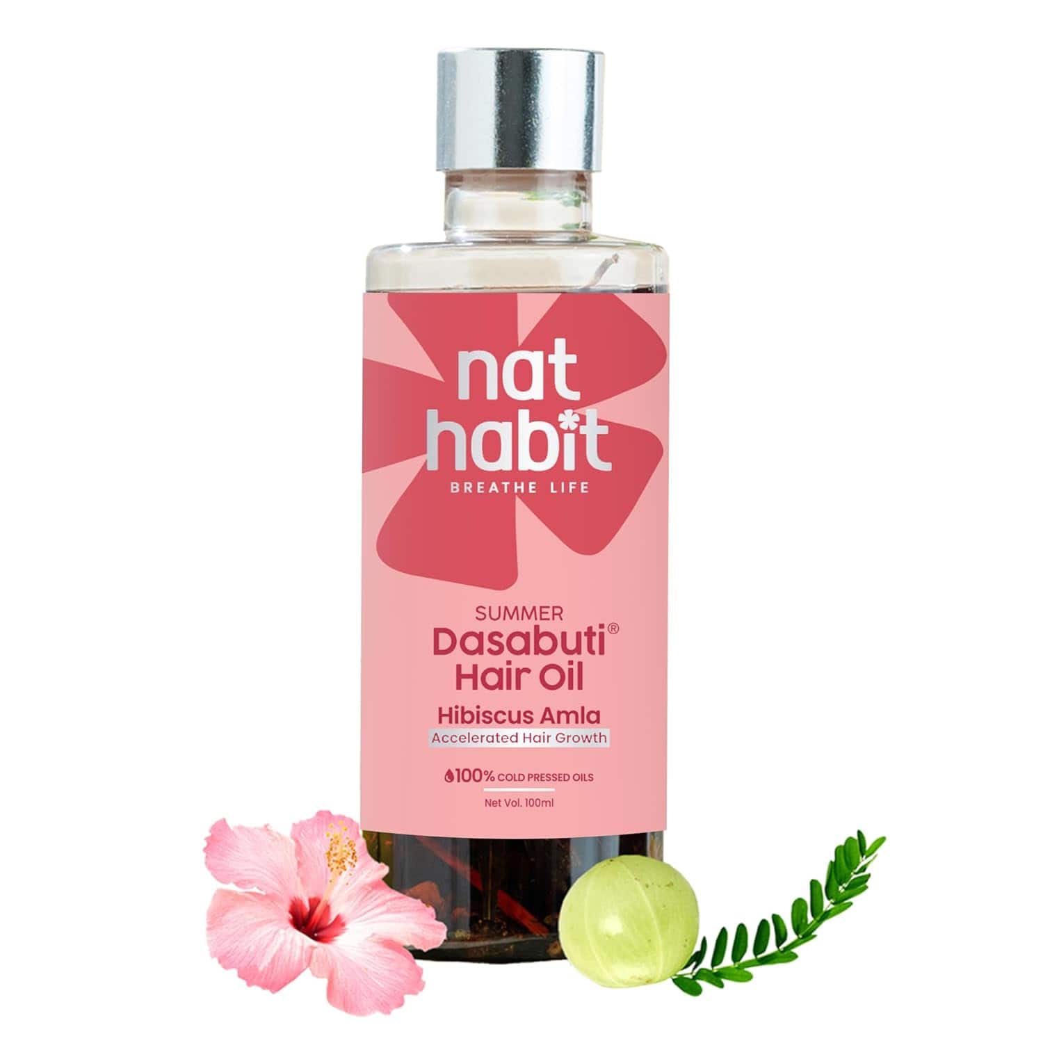 Nat Habit Hibiscus Amla Hair Oil