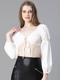 Oxolloxo Tie-Up Crop Top