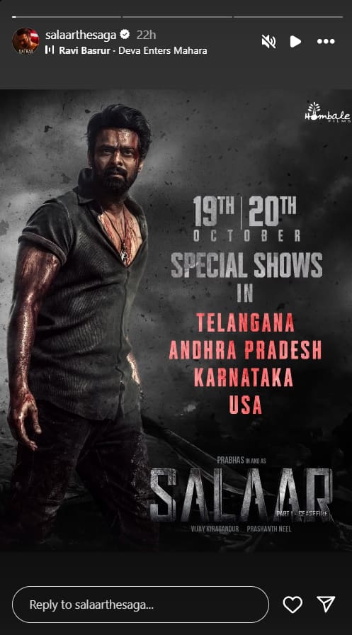 Prabhas Birthday Week Celebration Turns Cinemas Into Stadiums For 'Salaar: Part 1 – Ceasefire' Re-Release | Movies News