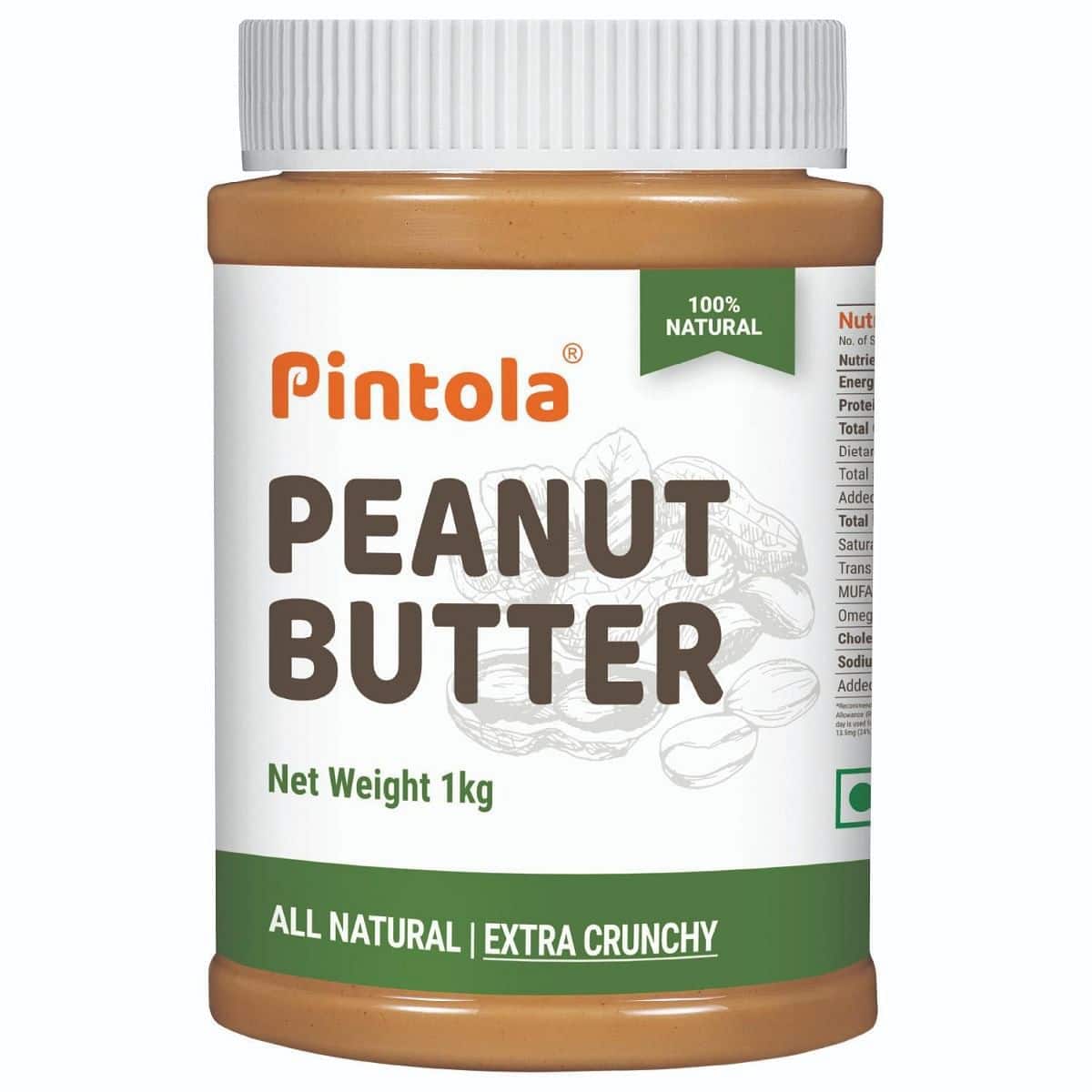 Pintola All Natural Peanut Butter: Crunchy Pintola All Natural Peanut Butter: Crunchy