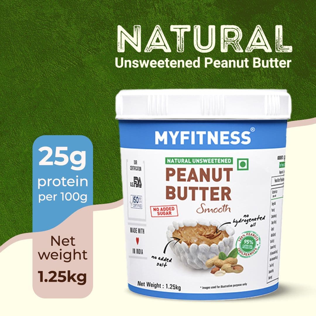 Myfitness Natural Peanut Butter: Smooth Myfitness Natural Peanut Butter: Smooth