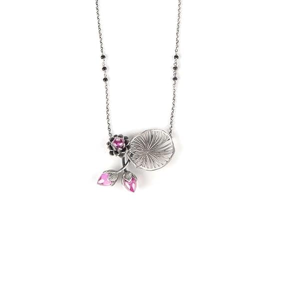 Shaya Women By Caratlane Oxidised Rise Above Apathy Black Bead Necklace Shaya Women By Caratlane Oxidised Rise Above Apathy Black Bead Necklace