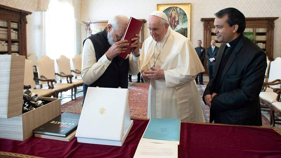 Narendra Modi, Pope Francis, 