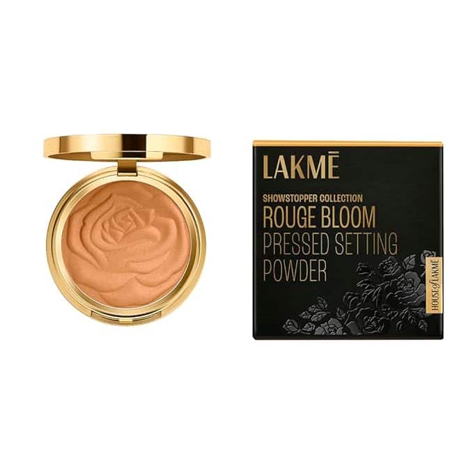 Lakme Showstopper Collection Rouge Bloom Setting Powder Almond