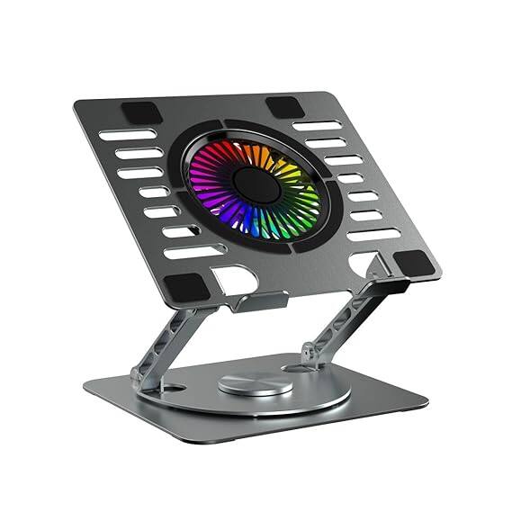 Portronics My Buddy Spinlight Laptop Stand Portronics My Buddy Spinlight Laptop Stand
