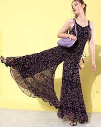 Quiero Floral Printed Culotte Jumpsuit