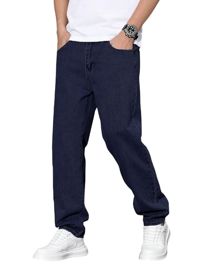 RAGZO Relaxed Fit Mid Rise Jeans Pant for Men RAGZO Relaxed Fit Mid Rise Jeans Pant for Men