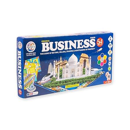 Ratna's Business JR. Coins 5 In 1 Board Game Set