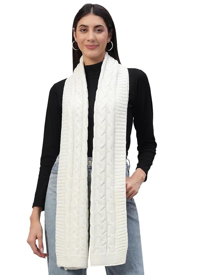 Ravaiyaa “Attitude is Everything” Women's Hand Knitted Muffler