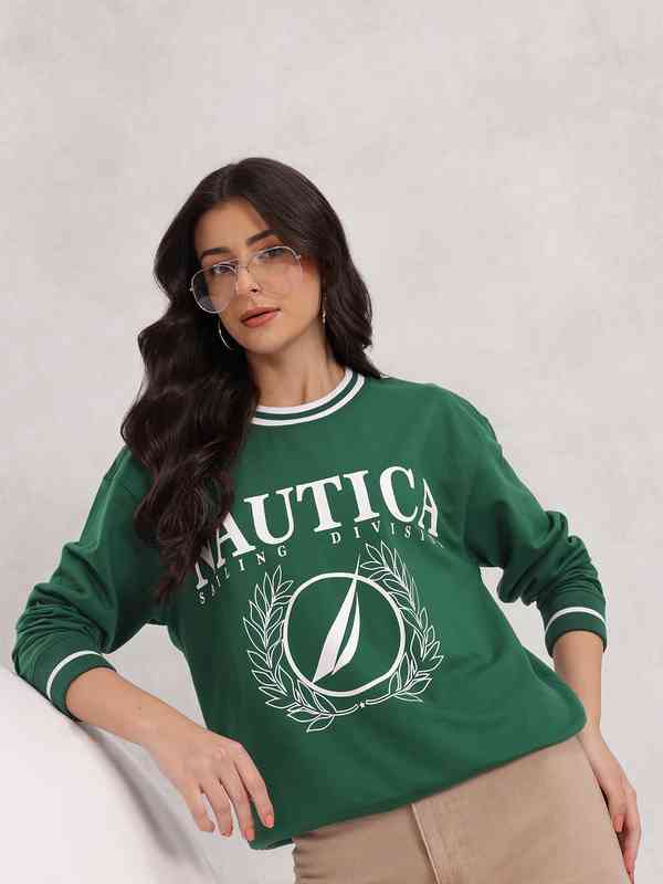 Nautica Long Sleeves Printed Sweatshirt Nautica Long Sleeves Printed Sweatshirt