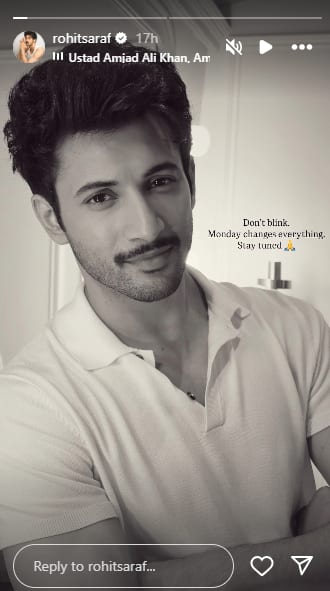 Rohit Saraf Instagram Story
