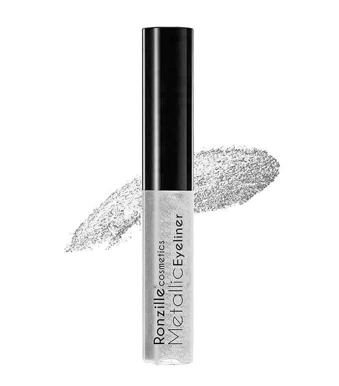 Ronzille Glitter Liquid Eyeliner – Silver (4.9 ml) Ronzille Glitter Liquid Eyeliner – Silver (4.9 ml)