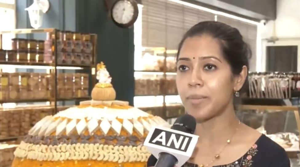 Kolkata Sweet Shop Creates Massive 500-kg Ladoo For Ganesh Chaturthi Celebrations 