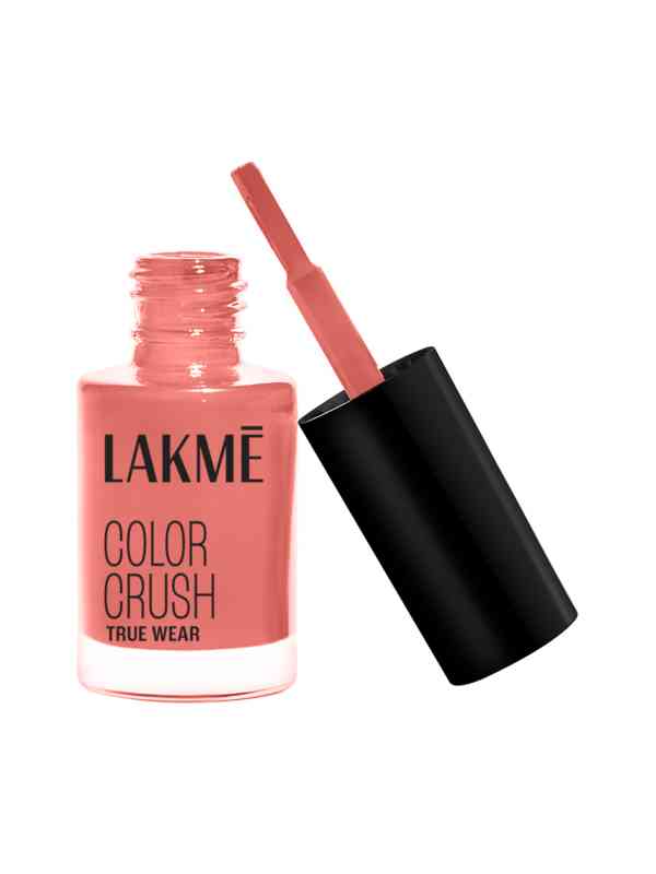 Lakme True Wear Color Crush Nail Polish, Long Lasting &amp; Vibrant Nail Paint, 504, 6ml