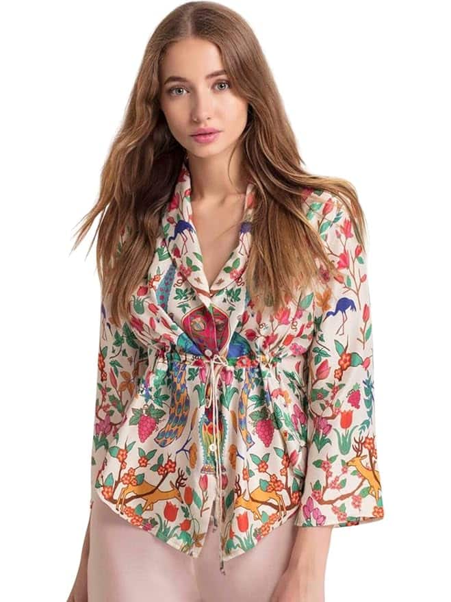 Rytras Women's Floral Printed Regular Fit Top