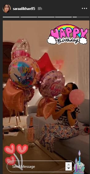 'Happy birthday Aapa Jaan' reads Sara Ali Khan's birthday cake from brother Ibrahim Ali Khan - In pics!