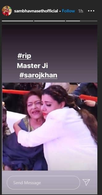 Saroj Khan dies, Akshara Singh, Sambhavana Seth, Kajal Raghwani and other Bhojpuri stars pay tributes