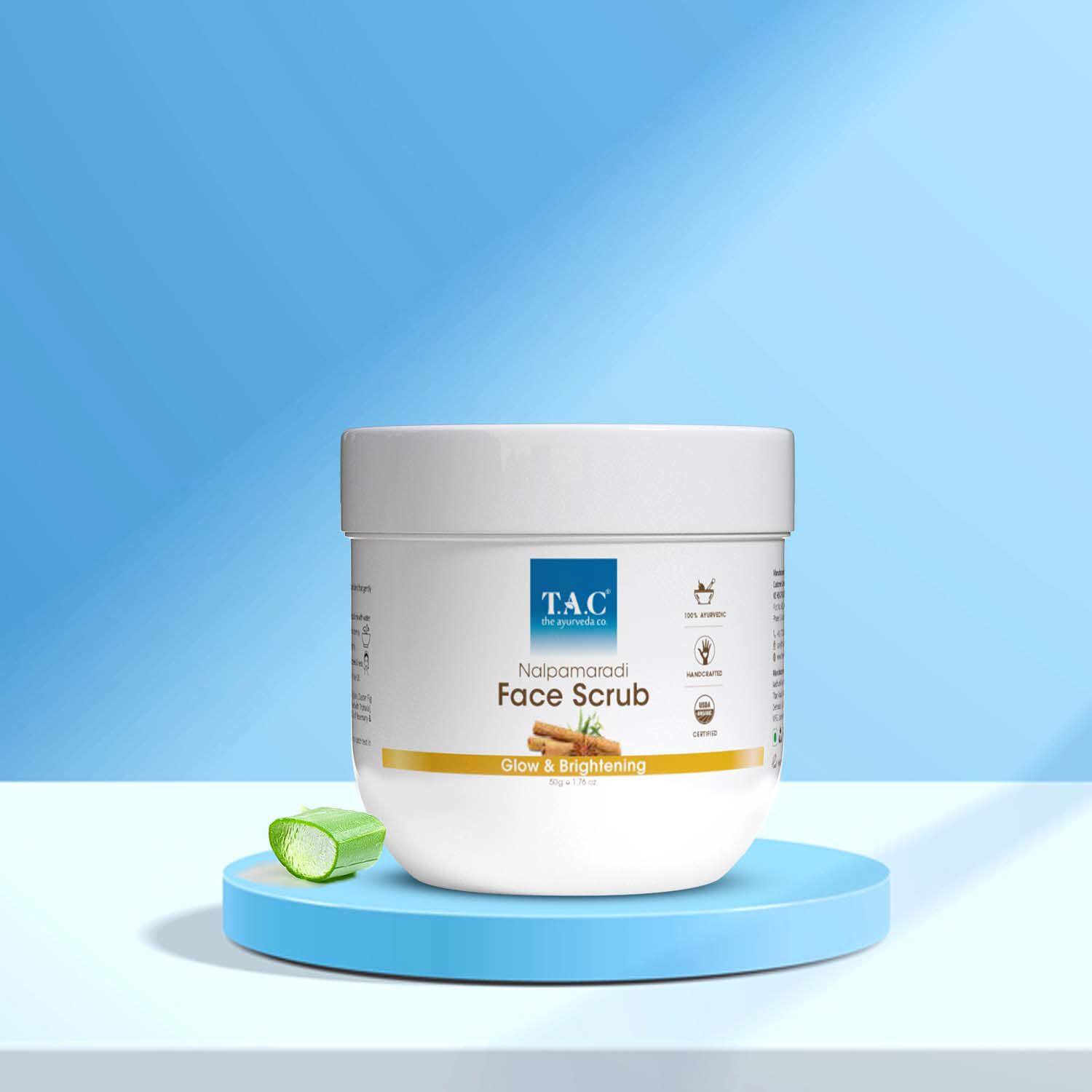T.A.C Nalpamaradi Face Scrub: A Refreshing Ayurvedic Treatment T.A.C Nalpamaradi Face Scrub: A Refreshing Ayurvedic Treatment