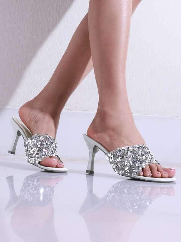 Lino Perros Sequin Embellished Slim Heels Lino Perros Sequin Embellished Slim Heels