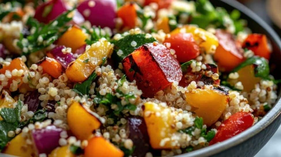 Roasted Vegetable and Quinoa Salad 